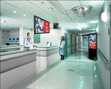 Dijital Pano ile hastanelerin her noktasında sürekli bilgi akışı.